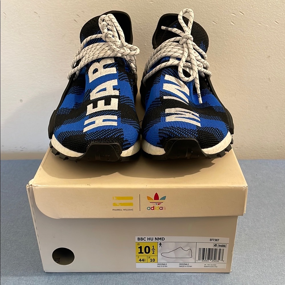 Adidas Blue and Black NMD Sneakers
